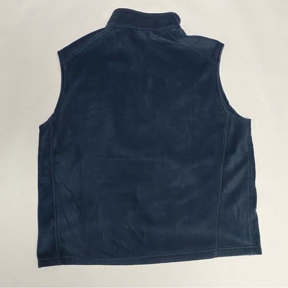 Columbia Mens Fleece Full Zip Collared Vest w/ Zipper Pockets XL - Picture 2 of 7